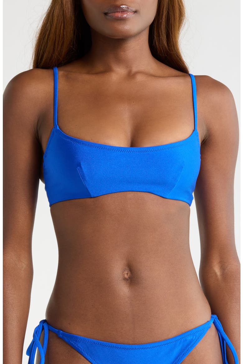 Hidden Underwire Bikini Top, Main, color, BLUE LAGOON