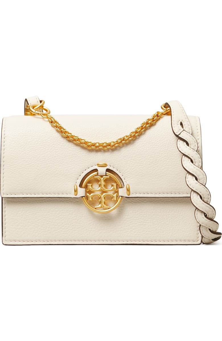 Tory Burch Miller Mini Leather Crossbody Bag, Main, color,