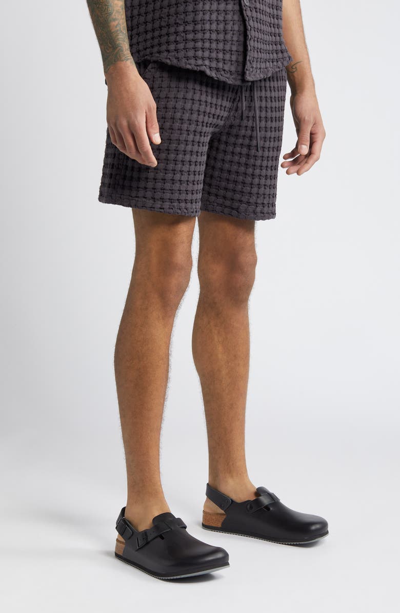 OAS Porto Waffle Knit Drawstring Shorts, Alternate, color, 