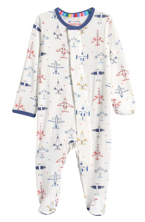 Just Plane Fun Magnetic Footie (Baby)