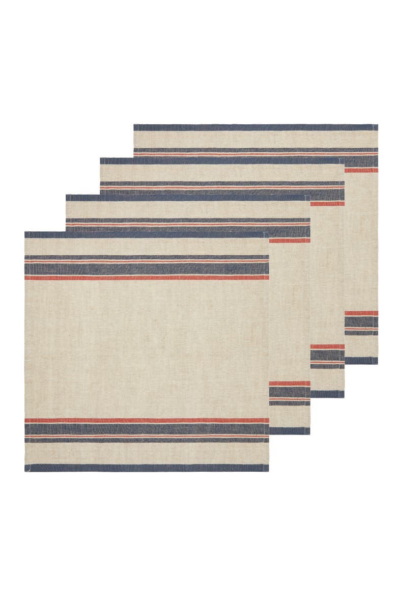 Antibes Napkin - Set of 4, Main, color, Natural, Red