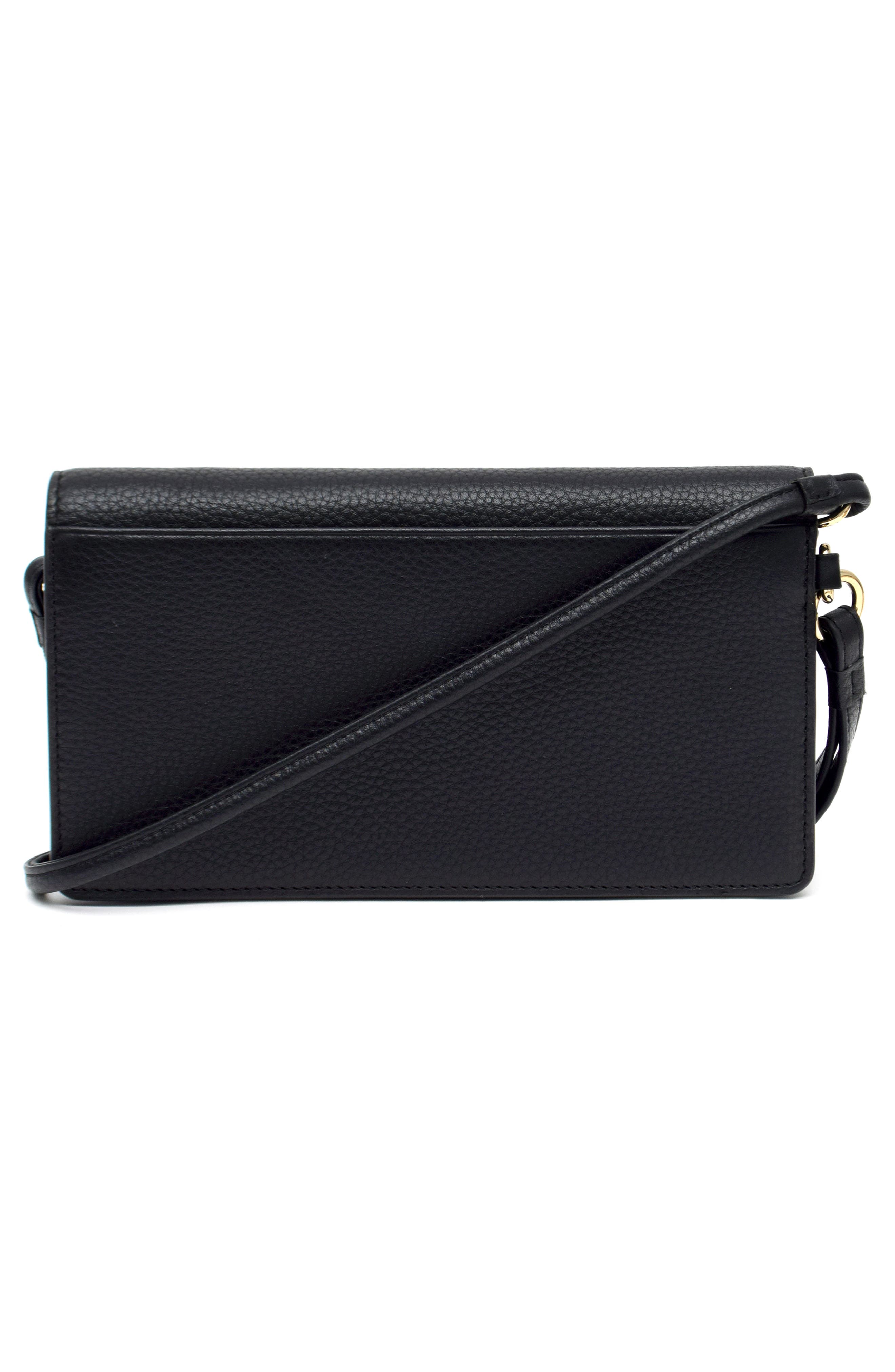 Thacker Aris Soft Pebble Crossbody Bag, Alternate, color, Black