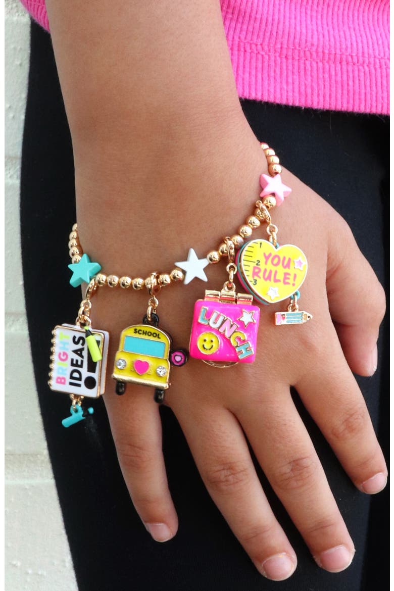 Kids' Lunch Box Charm, Alternate, color, PINK