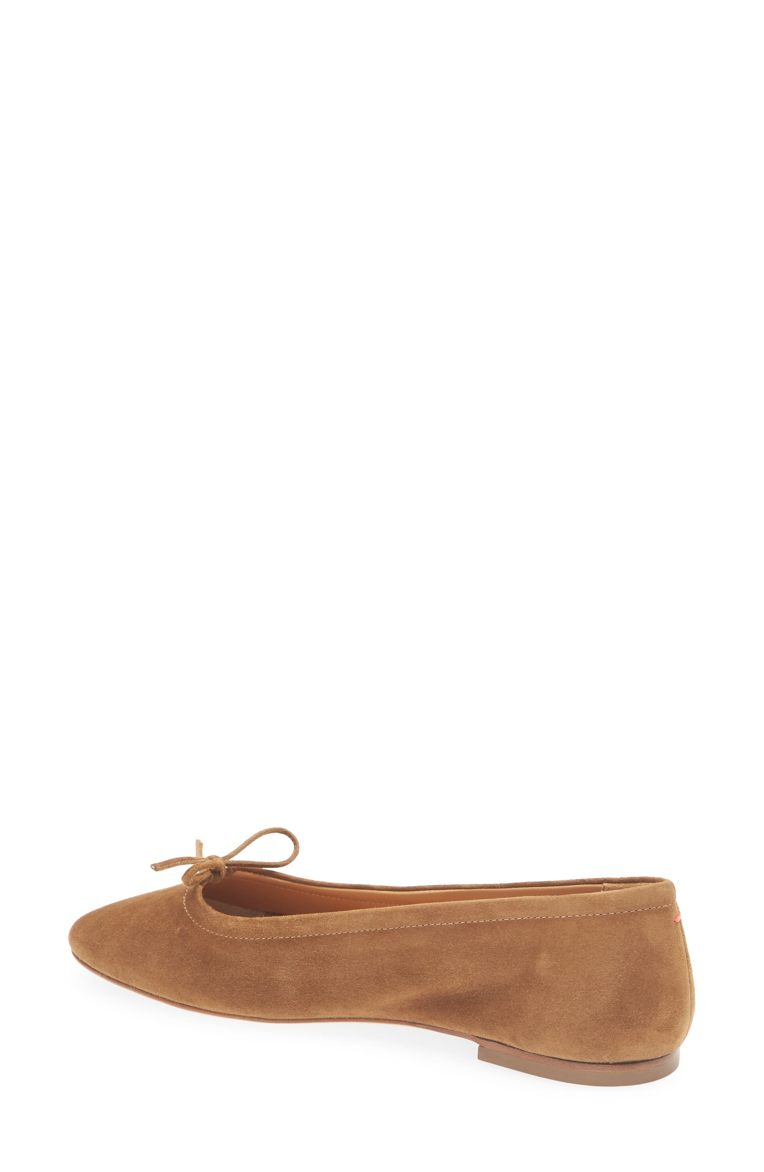 aeyde Delfina Ballet Flat, Alternate, color, Tobacco