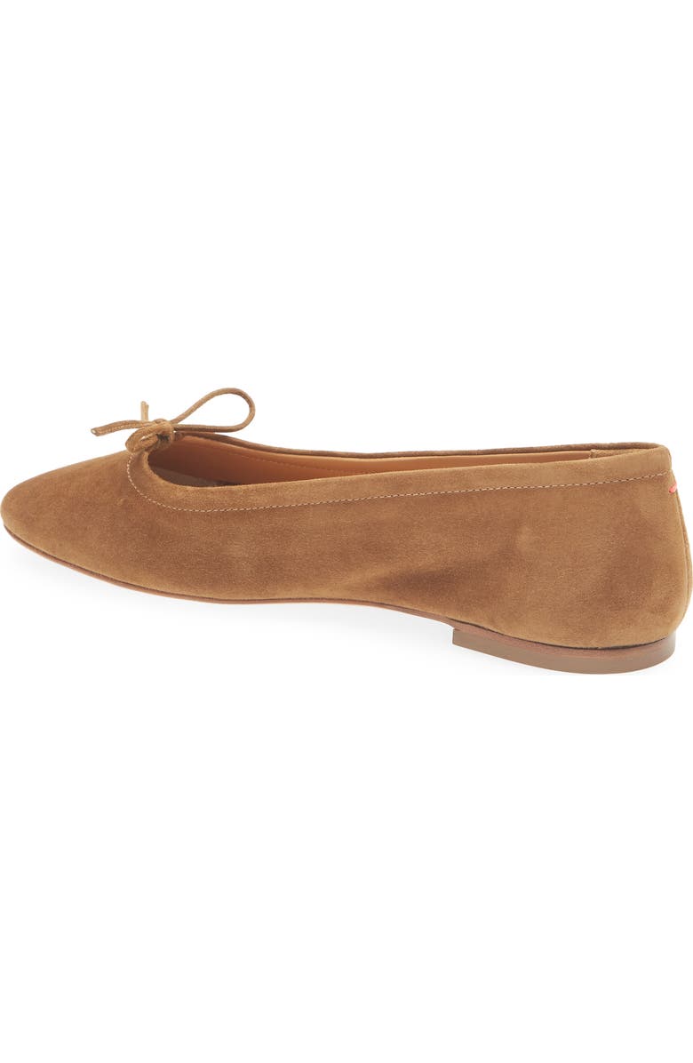 aeyde Delfina Ballet Flat, Alternate, color, Tobacco