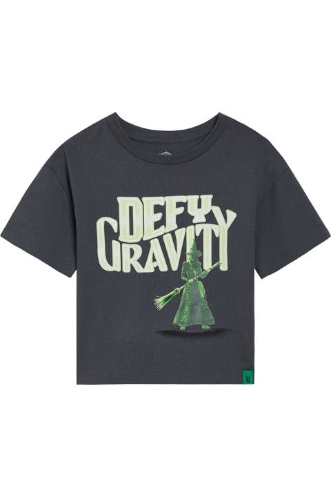 Cropped Drop Shoulder T-Shirt