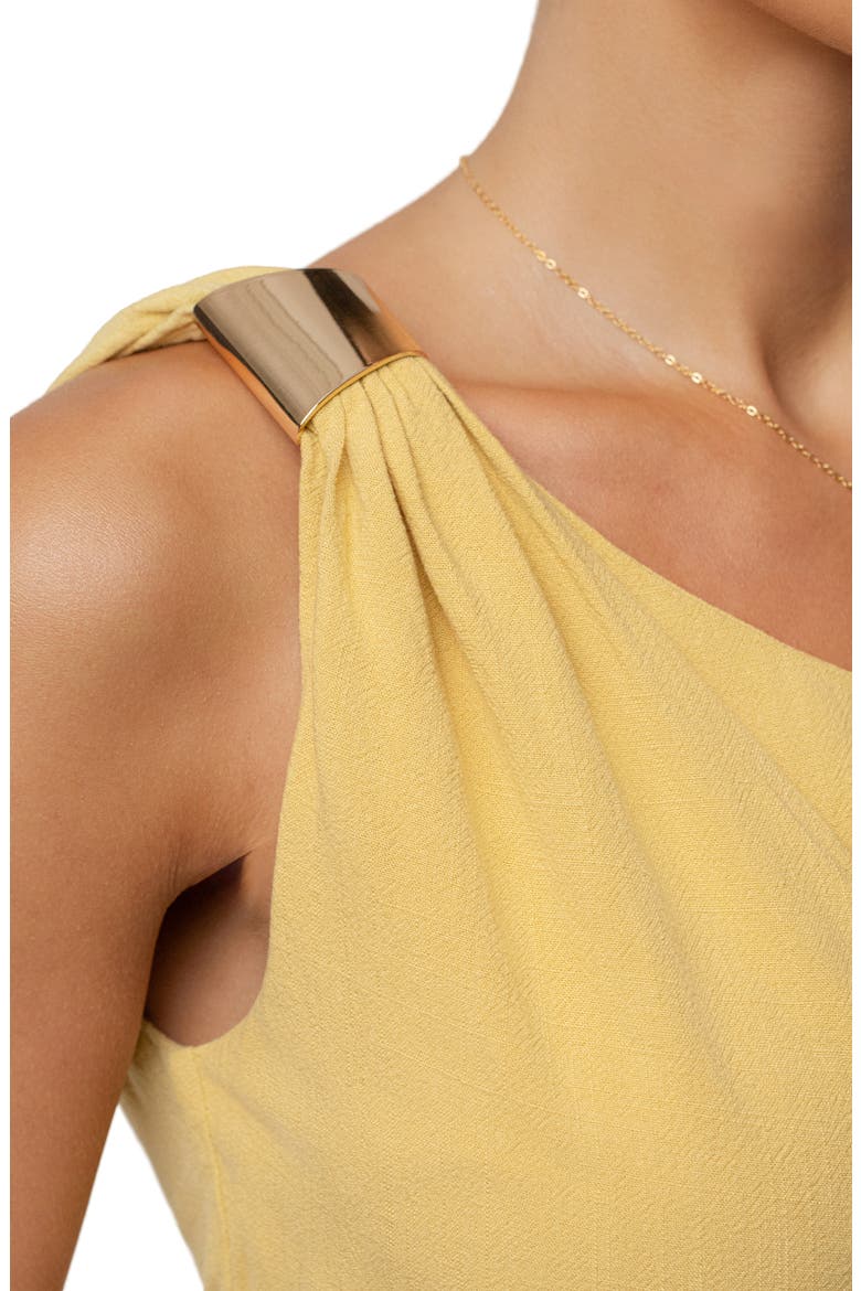 Palmera One-Shoulder Top, Alternate, color, YELLOW