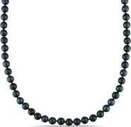 Julianna B. Black Cultured Akoya Pearl Strand Necklace 14k
