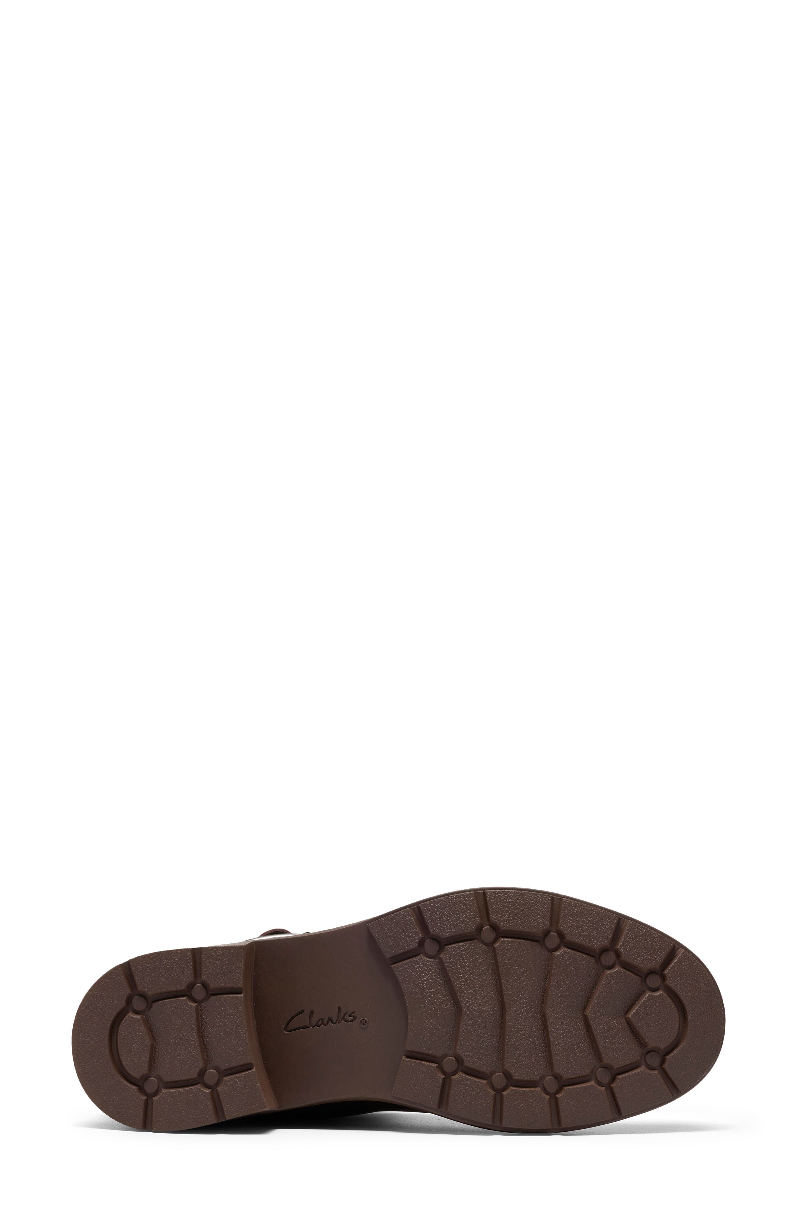 Hearth Mid Leather Boot, Alternate, color, DARK BROWN