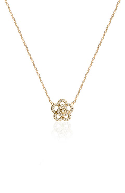 Effortless Staples Rose Pendant Necklace
