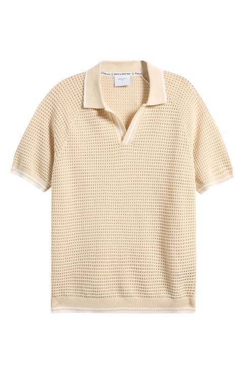 Tennis Johnny Collar Sweater Polo
