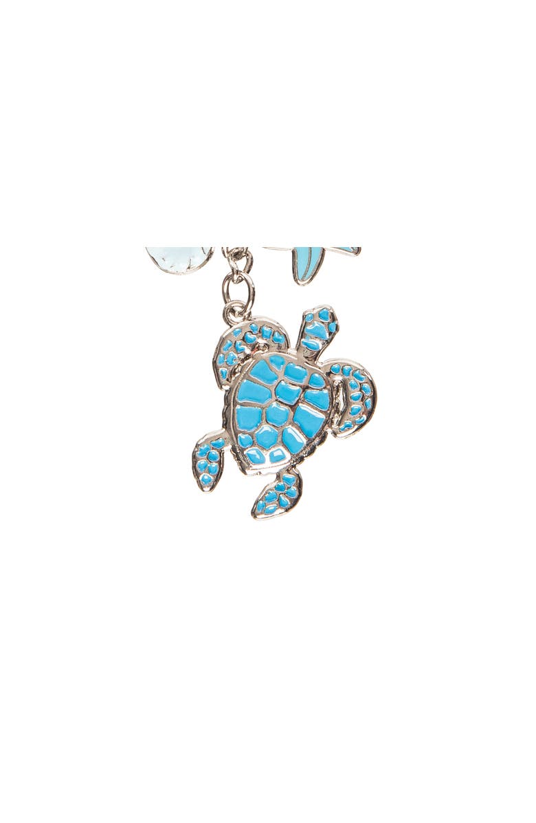 Beachcombers Sea Turtle Keychain, Alternate, color, Blue