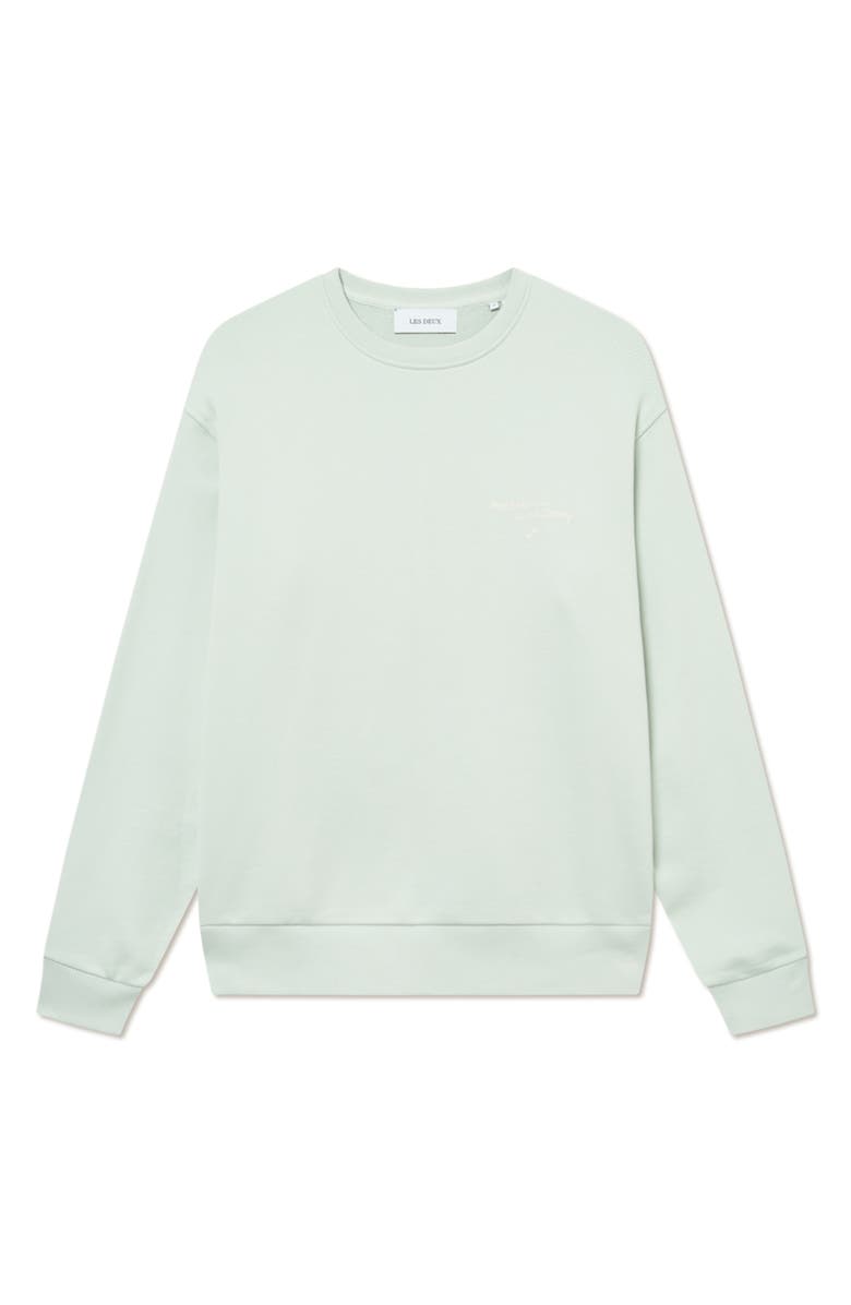 Les Deux Mediterranean Sweatshirt, Alternate, color, Smoke Green