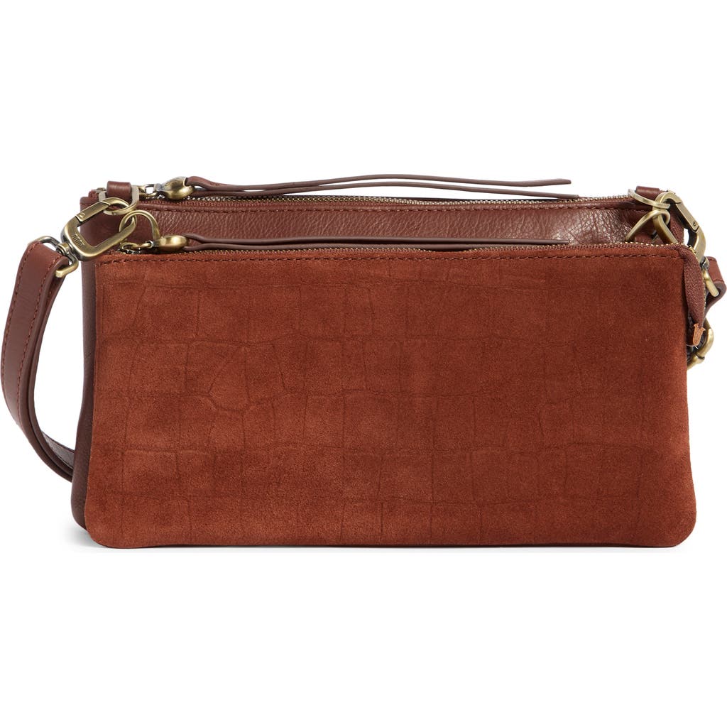 Hobo Darcy Double Crossbody Bag In Brown