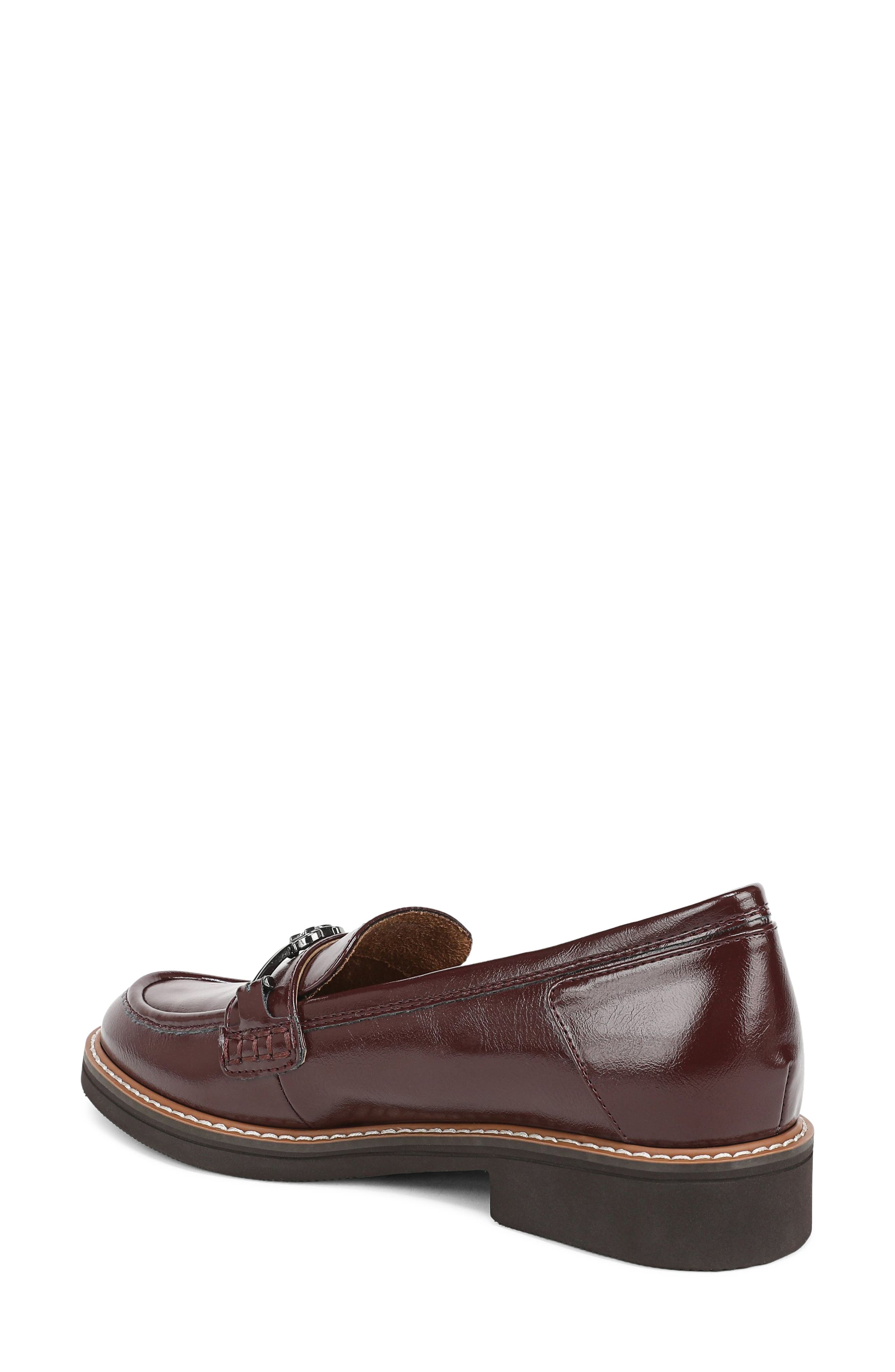 Pryce Faux Leather Loafer, Alternate, color, WINE RED FAUX LEATHER