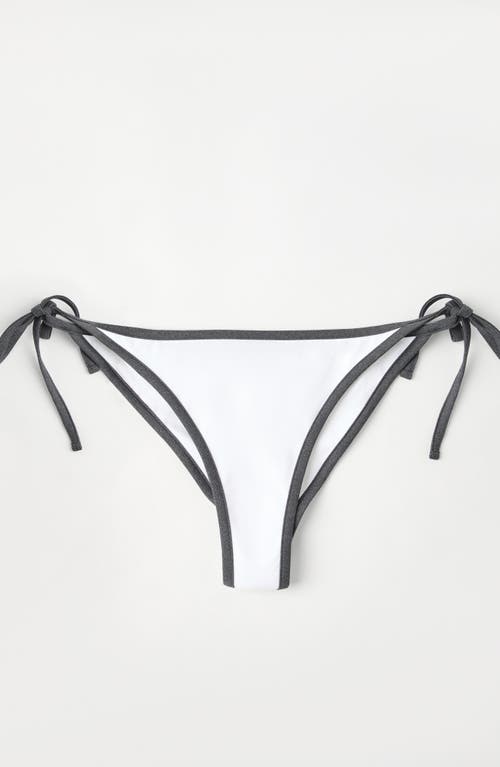 Shop Brunello Cucinelli Bikini Bottom In White