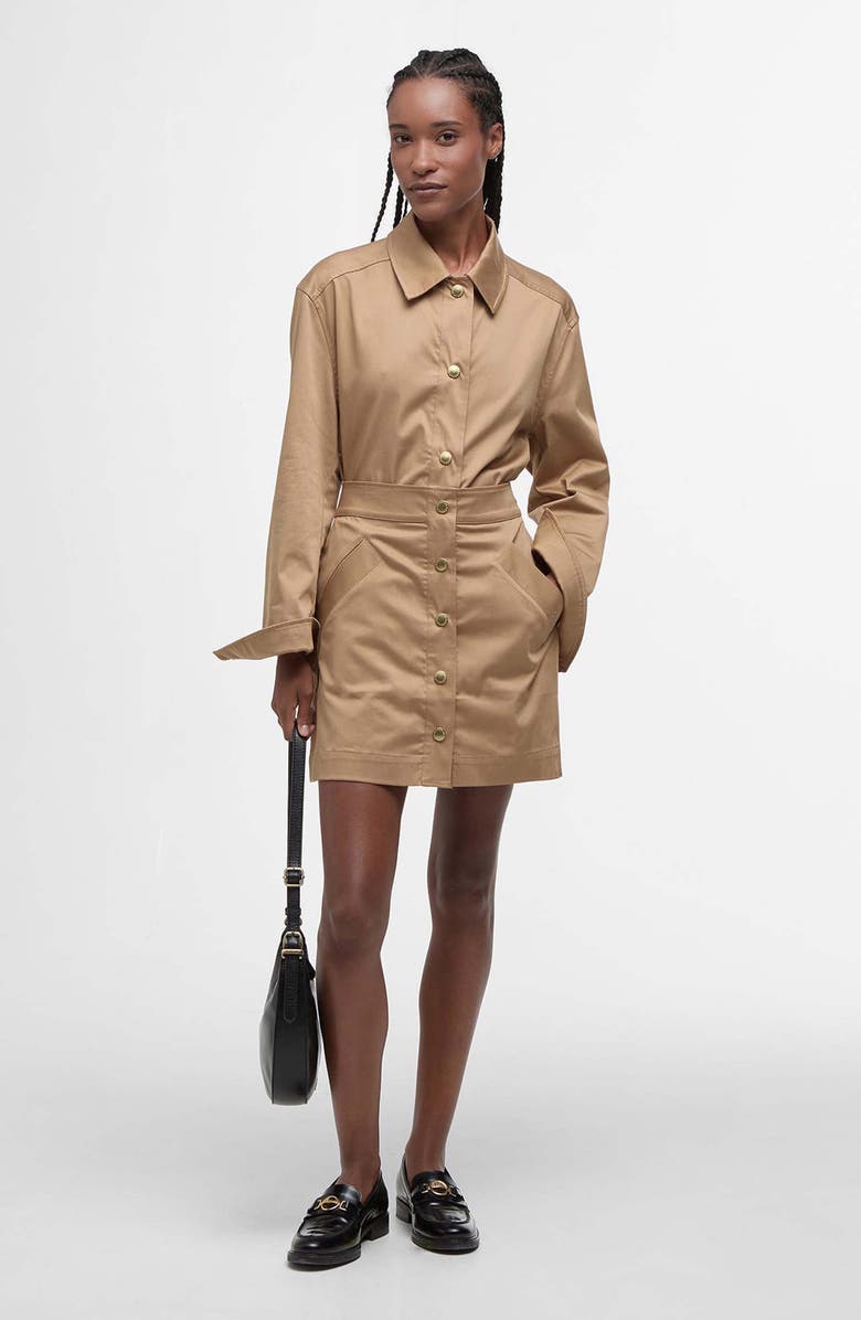 Barbour Ettie Miniskirt, Alternate, color, Sand