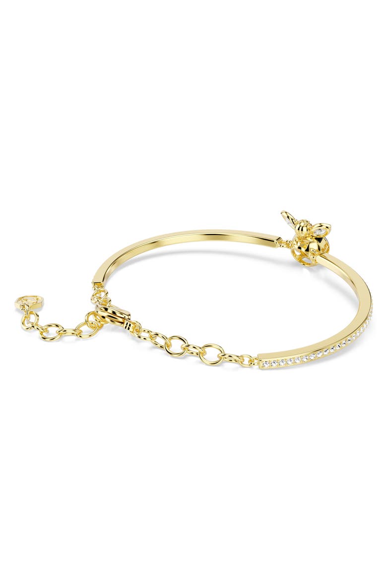 Idyllia Bee Charm Bangle Bracelet, Alternate, color, GOLD/ MULTI