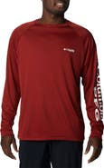 Columbia Big & Tall Terminal Tackle Long-Sleeve PFG T-Shirt