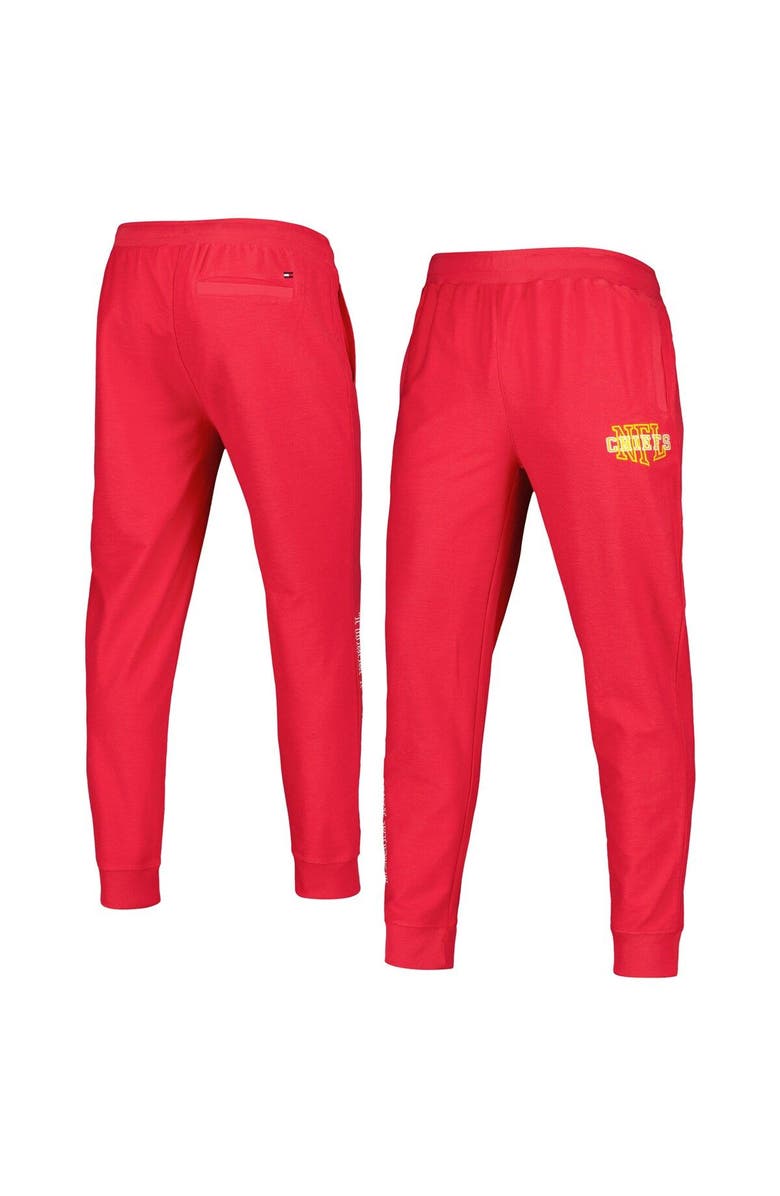 Tommy Hilfiger Men's Tommy Hilfiger Red Kansas City Chiefs Mason Jogger Pants, Main, color,