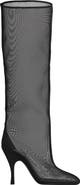 Alaïa Mesh Knee High Boot