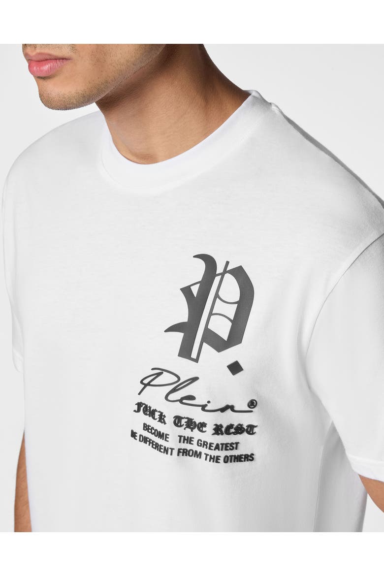 T-Shirt Round Neck Men, Alternate, color, white