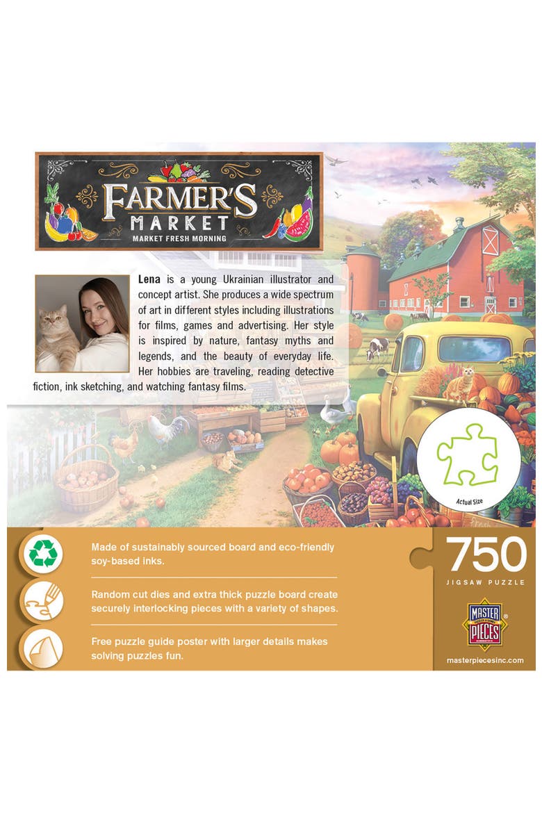 Market Fresh Morning 750 Piece Puzzle, Alternate, color, Multicolor