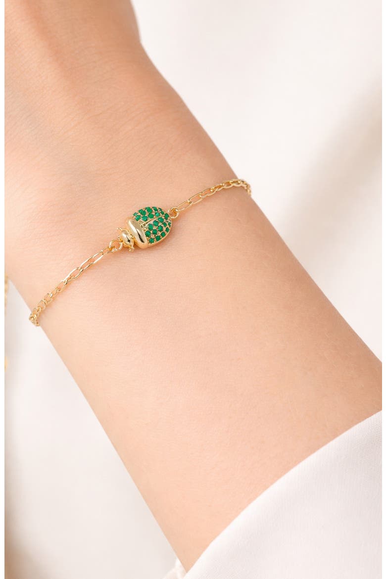 Garden Whisper Carapace Bracelet, Alternate, color, GOLD