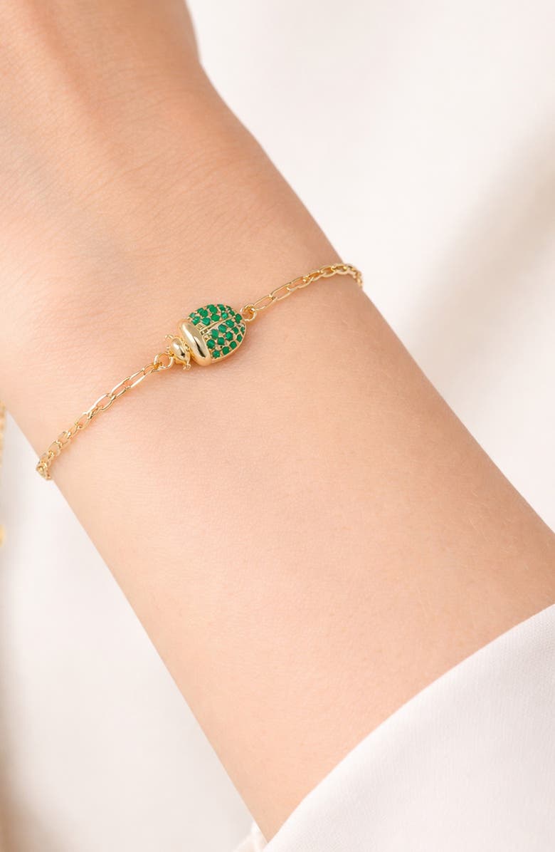 LA MENO Garden Whisper Carapace Bracelet, Alternate, color, Gold