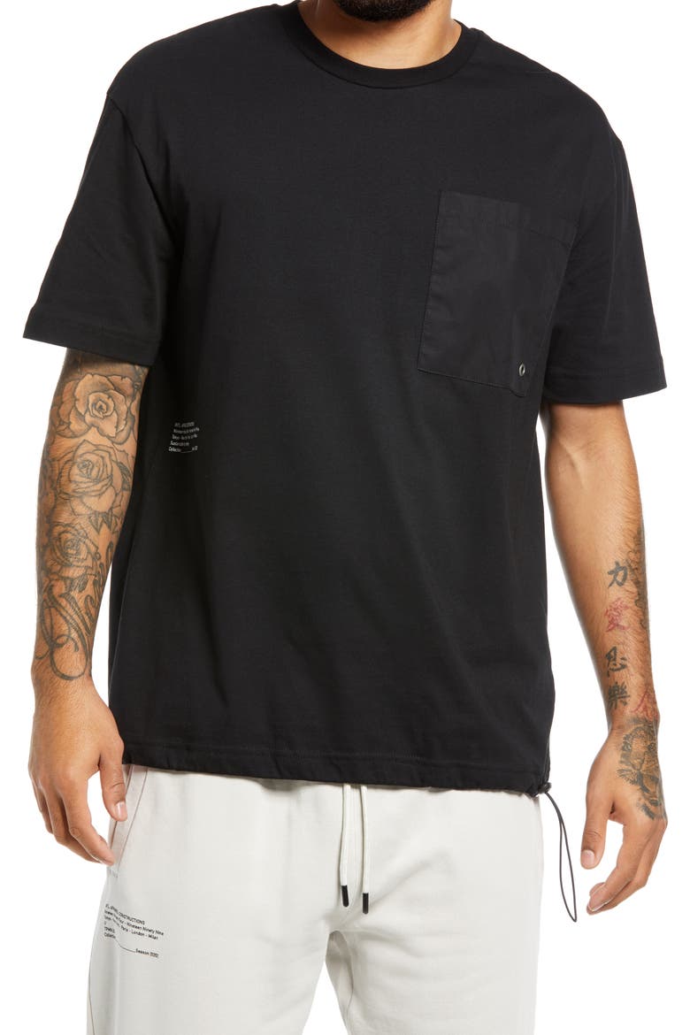 Bungee Graphic Tee, Main, color, BLACK
