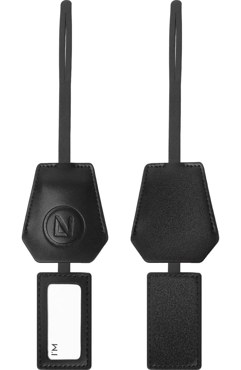 Lux and Nyx Words of Affirmation Luggage Tag, Alternate, color, Black