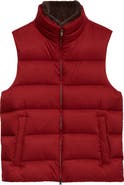 Herno Faux Fur Trim Down Puffer Vest