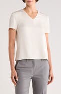 Theory Minimal V-Neck Silk T-Shirt