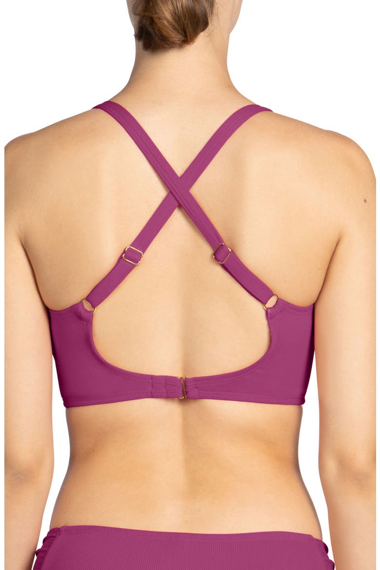 Amy D-Cup Bikini Top, Alternate, color, LOTUS