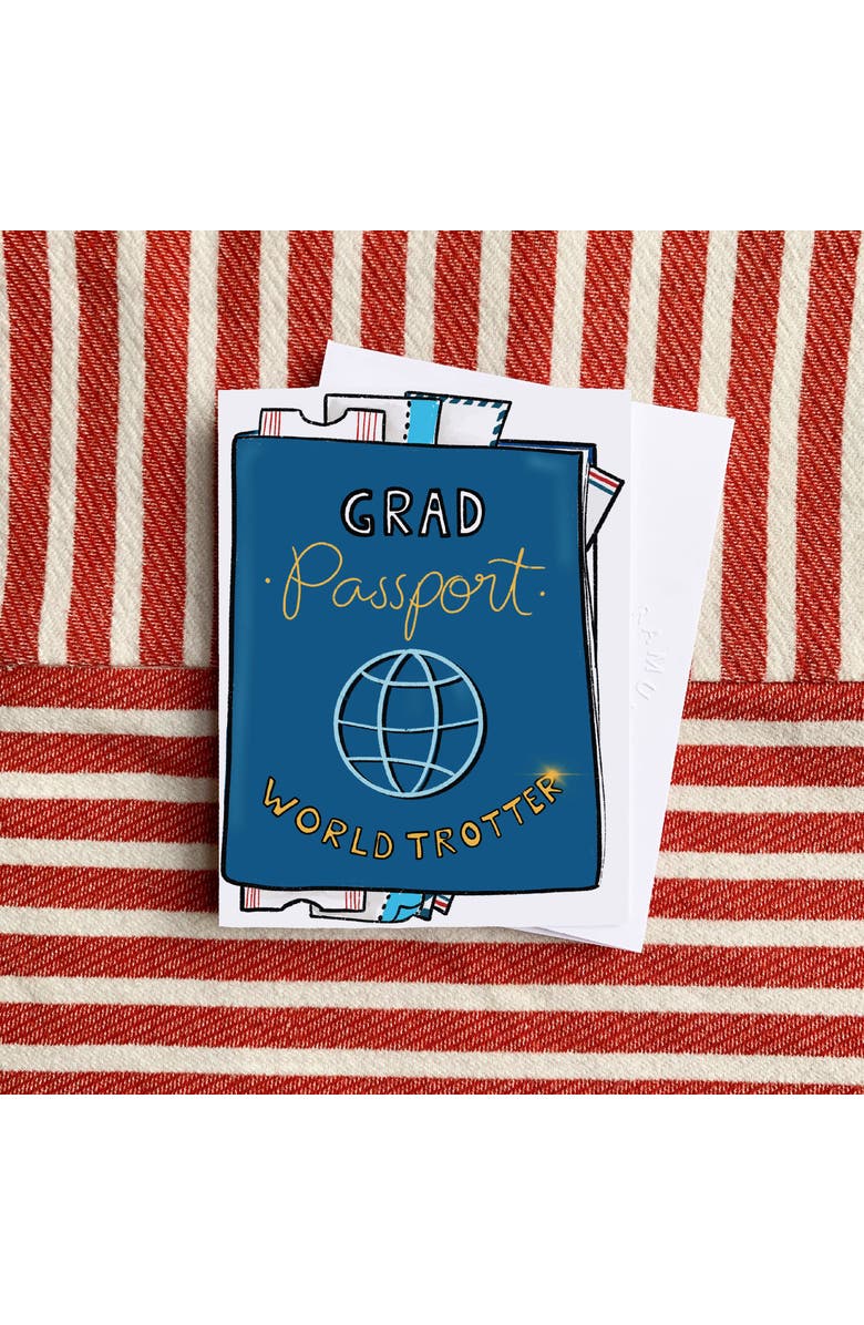 Ramus & Co Graduation Greeting Card Pack (3ct) "Grad Passport", Alternate, color, Multi-Pack