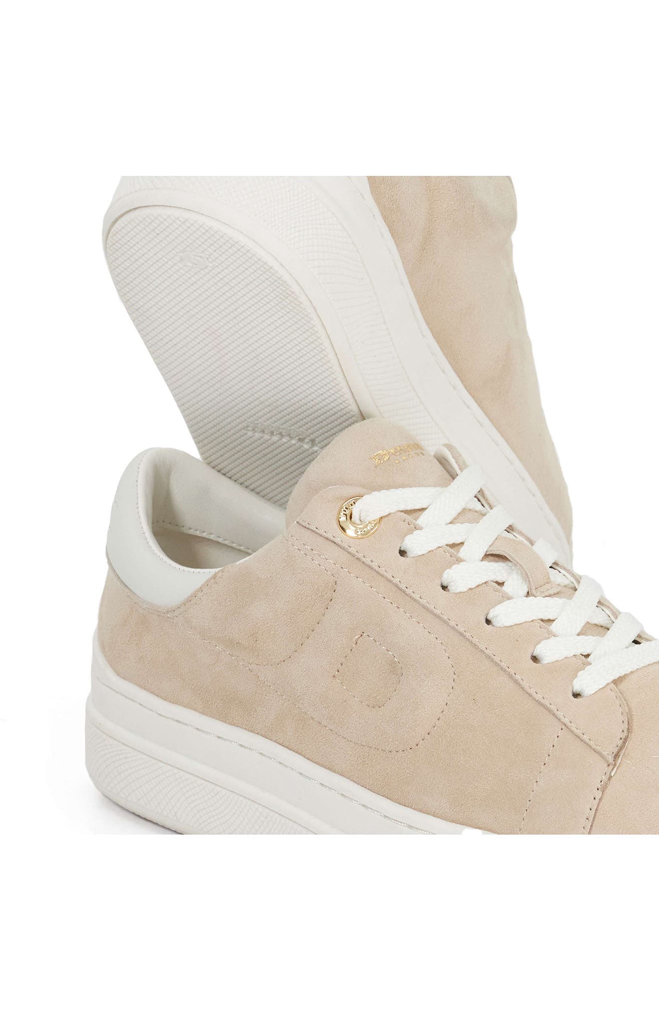 Dune London Eden Platform Sneaker, Alternate, color, Sand
