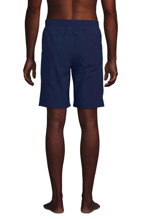 Lands' End 9" Volley Hydroliner Swim Trunks In Blue