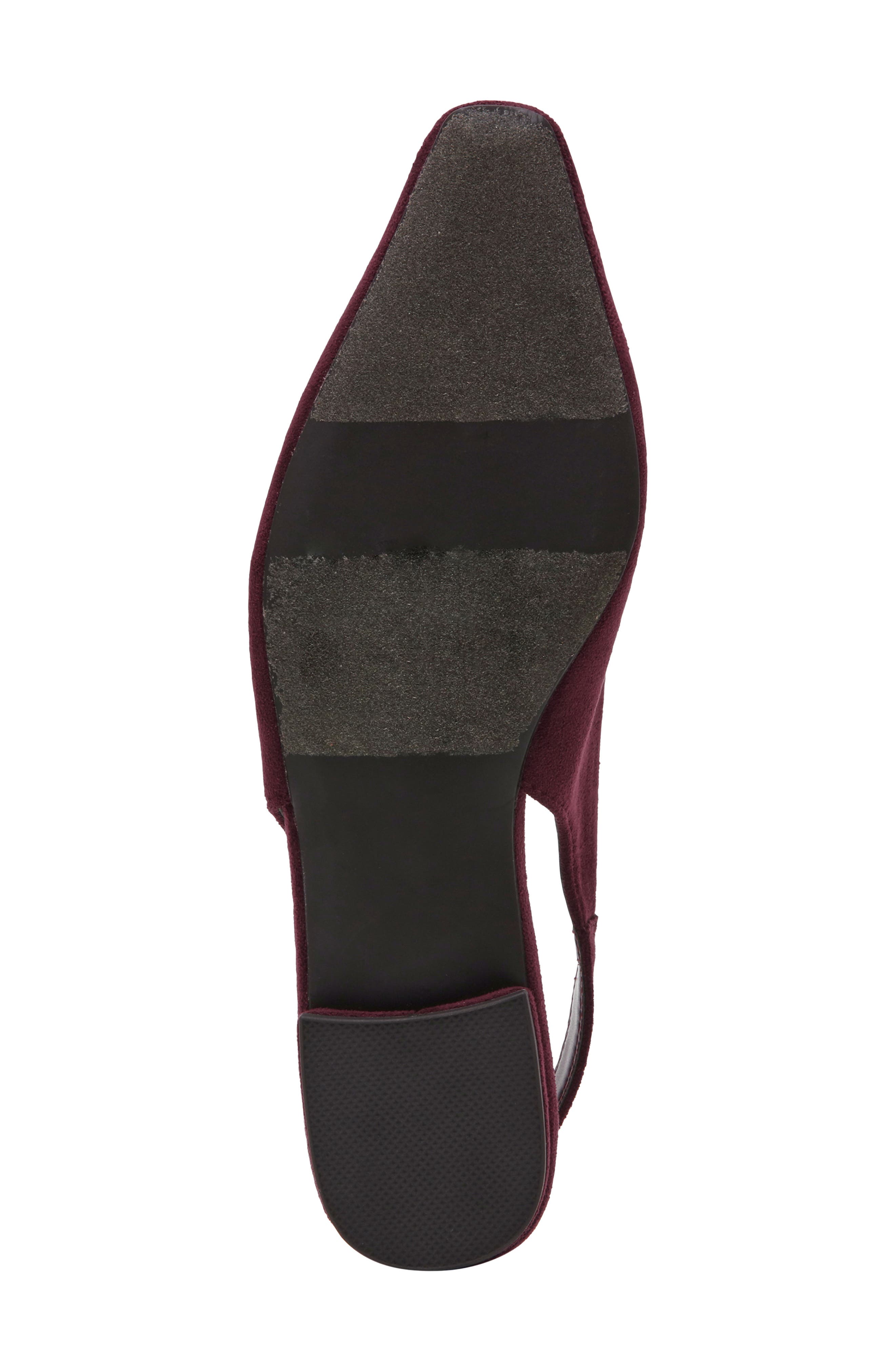 Renada Slingback Flat, Alternate, color, BURGUNDY