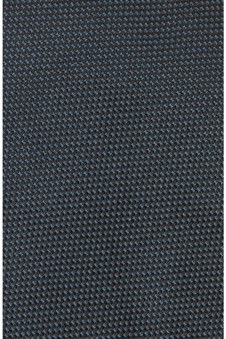 Solid Blue Silk Tie, Alternate, color, DARK BLUE