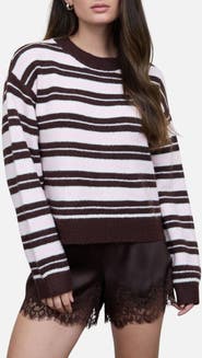 Blu Pepper Striped Crewneck Sweater