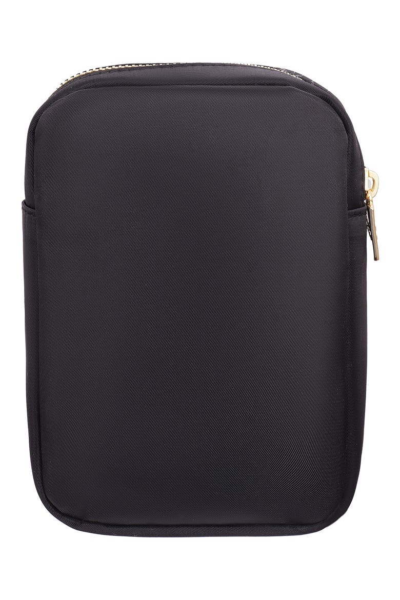 Mini Disco Ball Cosmetics Bag, Alternate, color, BLACK