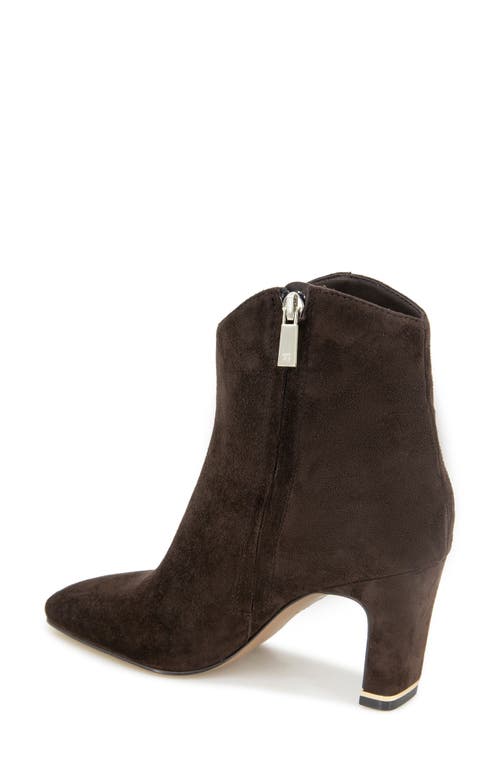 Kenneth Cole Grizelda Square Toe Bootie In Brown