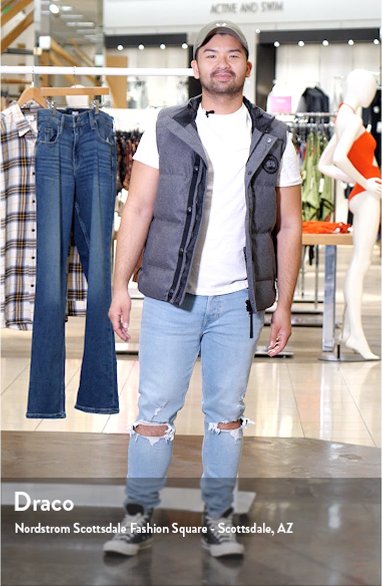 Garson Recycled Wool Blend Down Vest, sales video thumbnail