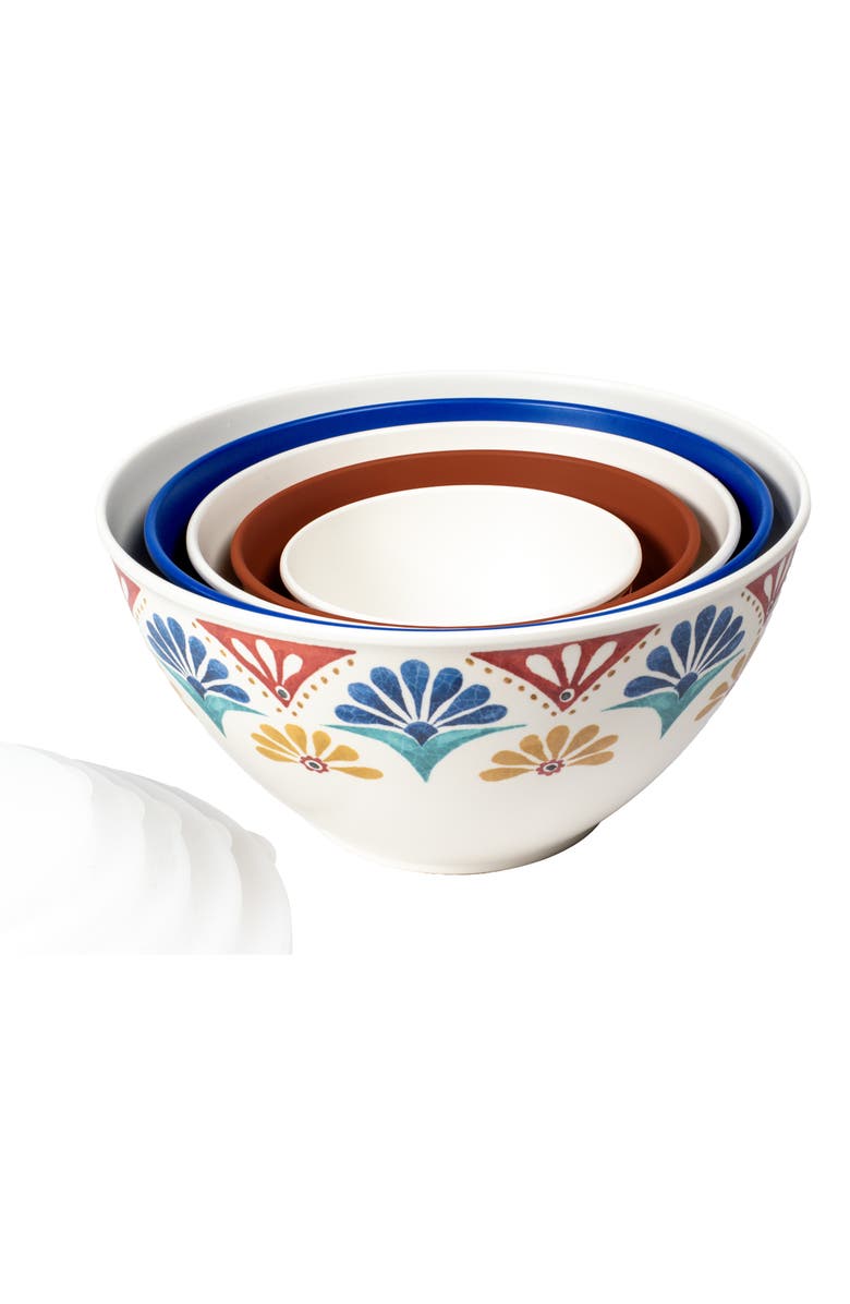 TarHong Rio Medallion Set Of 5 Nesting Mixing Bowls, Alternate, color,