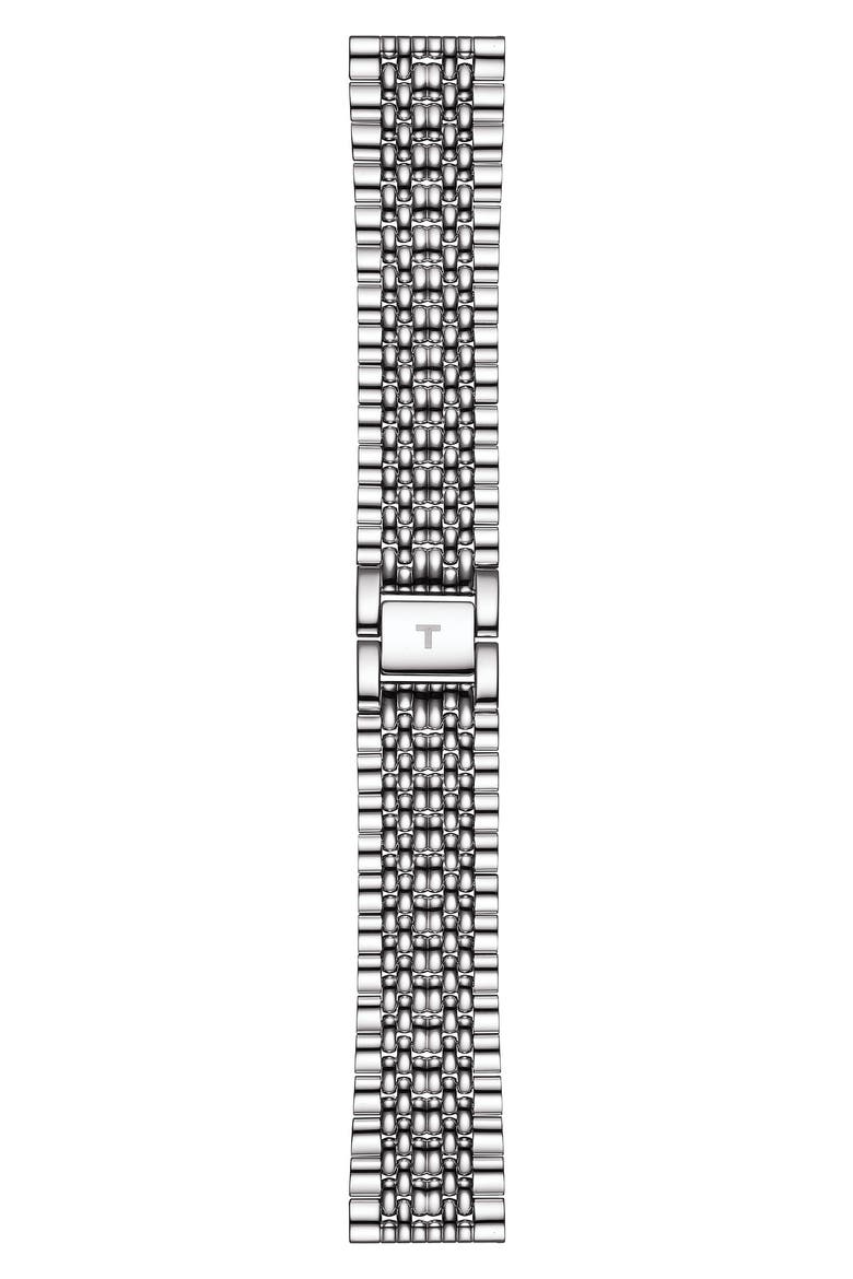 Everytime Swissmatic Automatic Bracelet Watch, 40mm, Alternate, color, SILVER/ WHITE/ SILVER