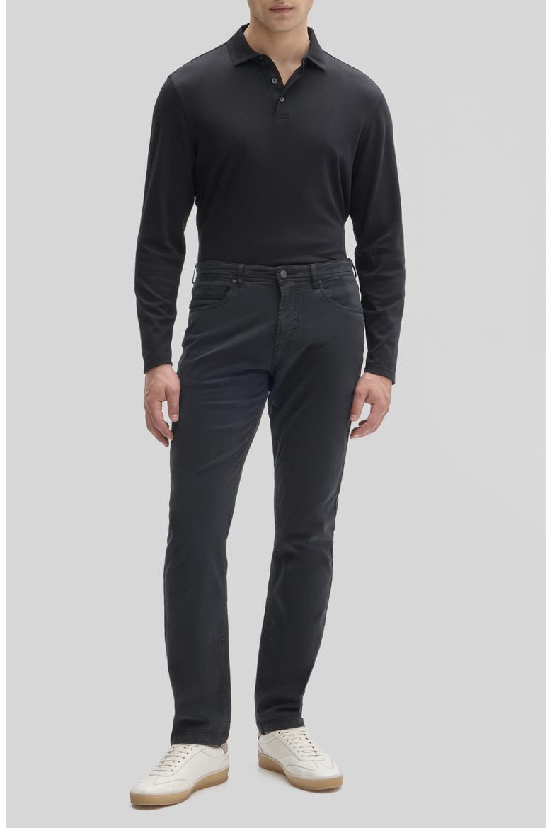 Brad Straight Leg Five Pocket Pants, Alternate, color, BLACK