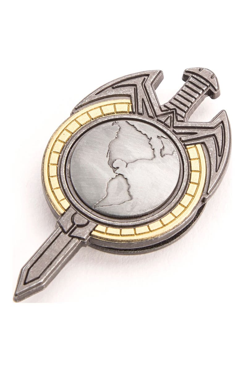 Quantum Mechanix Star Trek, TNG Mirror Universe Magnetic Insignia Badge, Main, color, Multicolored