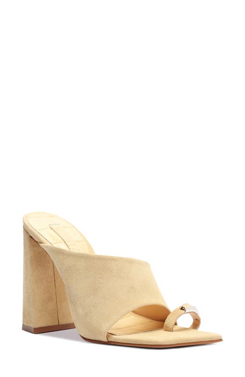 Schutz Jodie Slide Sandal in Natural Nibs 