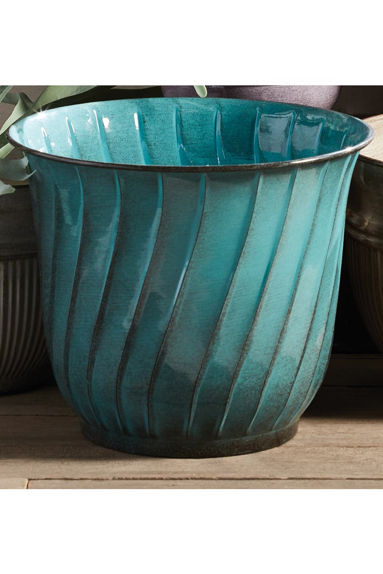Leilani Pots, Set of 3, Alternate, color, Blue