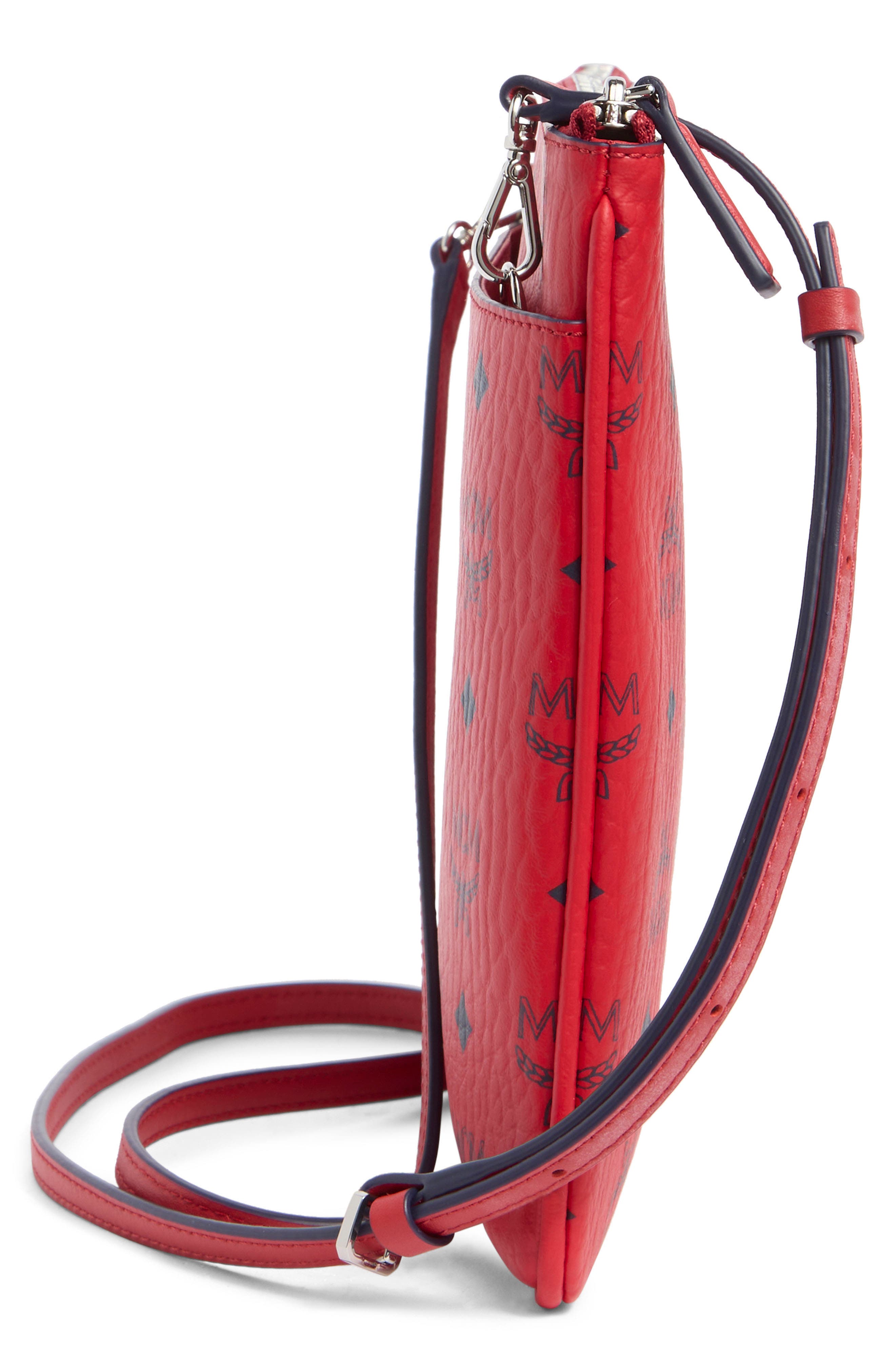 MCM Aren Visetos Crossbody Bag, Alternate, color, 